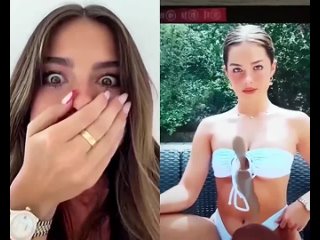 addison rae reacts to my cum small tits big ass teen